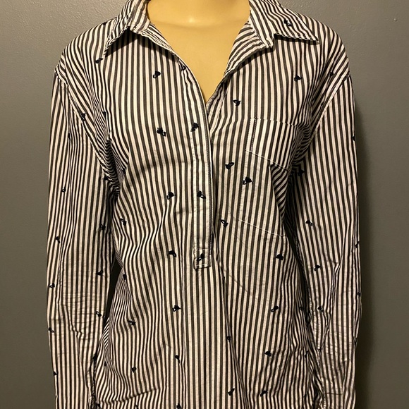 Striped button down long sleeved shirt - Picture 6 of 6